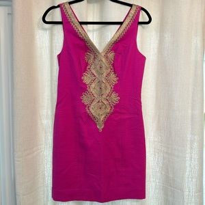 Pink & Gold Lilly Pulitzer Cocktail Dress